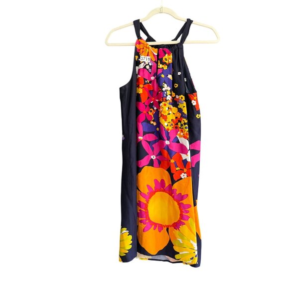 Trina Turk Floral Print Roe Shift Dress Women's 2 Multicolor Formal Colorful - Picture 3 of 6